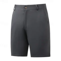 Discount OUKU Men's Dress Shorts Work Shorts Golf Shorts Pocket Plain Comfort Breathable Knee Length Outdoor Business Sports Casual Black White