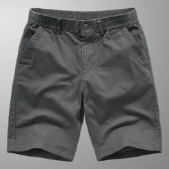 Clearance OUKU Men's Dress Shorts Work Shorts Golf Shorts Pocket Plain Comfort Breathable Knee Length Outdoor Business Sports Casual Black Blue