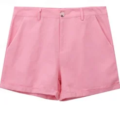 Discount OUKU Men's Dress Shorts Work Shorts Golf Shorts Pocket Plain Comfort Breathable Short Outdoor Business Sports Casual White Yellow