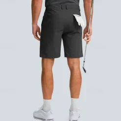 New OUKU Men's Dress Shorts Work Shorts Golf Shorts Pocket Plain Comfort Breathable Knee Length Outdoor Business Sports Casual Black White