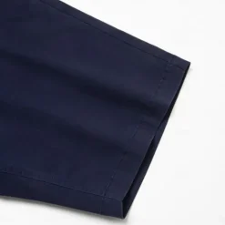 OUKU Men's Dress Shorts Zipper Pocket Solid Color Breathable Knee Length Formal Office Chic & Modern Formal White Micro-elastic Navy Blue