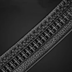 New OUKU Men's Faux Leather Belt Dress Belt Ratchet Belt Casual Belt Box Buckle Black Navy Blue Faux Leather Fashion Business Formal Party Work Daily