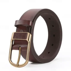 Hot OUKU Men's Faux Leather Belt PU Belt Black 1# Black 2# Alloy Plain Daily Wear Going out Weekend
