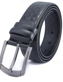 Discount OUKU Men's Faux Leather Belt PU Belt Camel Alloy Plain Daily Wear Going out Weekend Black
