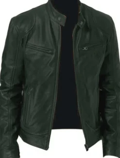 Outlet OUKU Men's Faux Leather Jacket Transition Jacket Biker Jacket Motorcycle Jacket Daily Thermal Warm Rain Waterproof Fall & Winter Solid Colored Stand Collar Regular Regular Fit Silver Black White Yellow