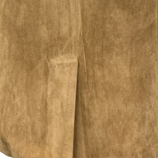 Hot OUKU Men's Faux Suede Jacket Faux Suede Blazer Business Attire Company Party Fashion Casual Fall / Winter Faux Suede Plain Pocket Buttons Comfortable Single Breasted Blazer Navy Blue Brown Green khaki