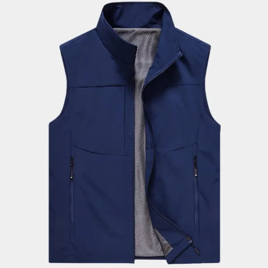 Best OUKU Men's Fishing Vest Hiking Vest Sleeveless Outerwear Top Outdoor Breathable Quick Dry Multi Pockets Lightweight Pocket Buckle Chinlon Black Cream Army Green Work Fishing Climbing