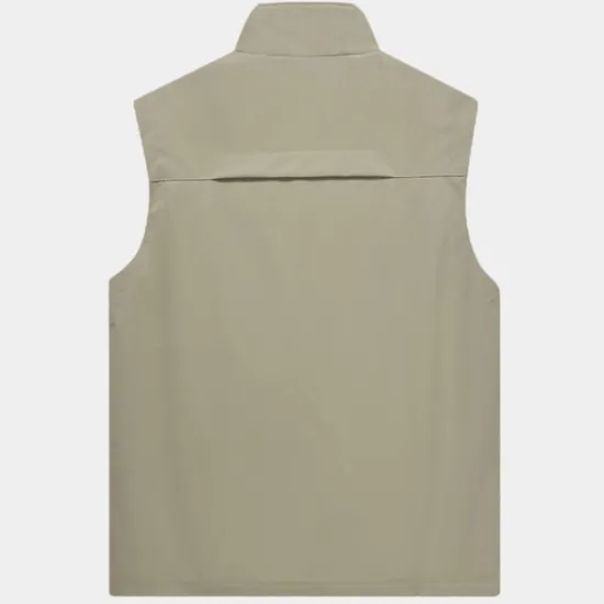 Best OUKU Men's Fishing Vest Hiking Vest Sleeveless Outerwear Top Outdoor Breathable Quick Dry Multi Pockets Lightweight Pocket Buckle Chinlon Black Cream Army Green Work Fishing Climbing