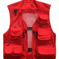 Outlet OUKU Men's Fishing Vest Hiking Vest Work Vest Outdoor Multi-Pockets Quick Dry Lightweight Breathable Autumn / Fall Spring Summer Vest / Gilet Mesh Camping / Hiking Hunting Fishing Blue khaki Green
