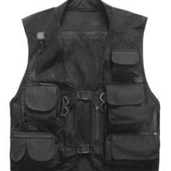 Outlet OUKU Men's Fishing Vest Hiking Vest Work Vest Outdoor Multi-Pockets Quick Dry Lightweight Breathable Autumn / Fall Spring Summer Vest / Gilet Mesh Camping / Hiking Hunting Fishing Blue khaki Green