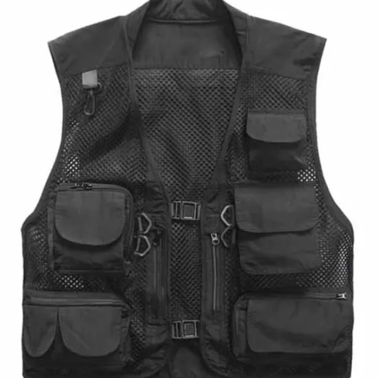 Outlet OUKU Men's Fishing Vest Hiking Vest Work Vest Outdoor Multi-Pockets Quick Dry Lightweight Breathable Autumn / Fall Spring Summer Vest / Gilet Mesh Camping / Hiking Hunting Fishing Blue khaki Green