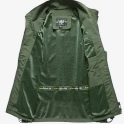 Clearance OUKU Men's Fishing Vest Hiking Vest Top Outdoor Breathable Quick Dry Multi Pockets Summer Mesh Polyester Navy Black khaki Climbing Camping / Hiking / Caving