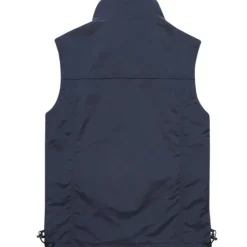Clearance OUKU Men's Fishing Vest Hiking Vest Top Outdoor Breathable Quick Dry Multi Pockets Summer Mesh Polyester Navy Black khaki Climbing Camping / Hiking / Caving