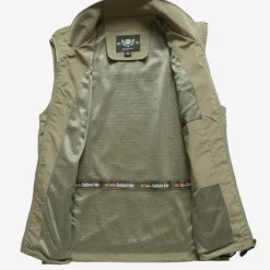 Clearance OUKU Men's Fishing Vest Hiking Vest Top Outdoor Breathable Quick Dry Multi Pockets Summer Mesh Polyester Navy Black khaki Climbing Camping / Hiking / Caving