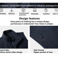 Clearance OUKU Men's Fishing Vest Hiking Vest Top Outdoor Breathable Quick Dry Multi Pockets Summer Mesh Polyester Navy Black khaki Climbing Camping / Hiking / Caving