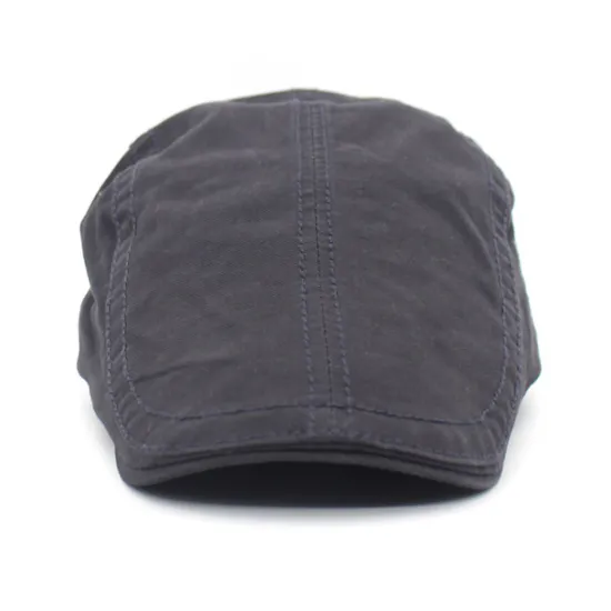 Online OUKU Men's Flat Cap Ascot Hat Newsboy Hat Black Dark Navy Cotton Fashion Adjustable Streetwear Stylish 1920s Fashion Outdoor Daily Going out Letter Warm