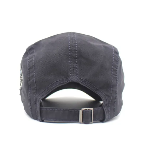 Online OUKU Men's Flat Cap Ascot Hat Newsboy Hat Black Dark Navy Cotton Fashion Adjustable Streetwear Stylish 1920s Fashion Outdoor Daily Going out Letter Warm