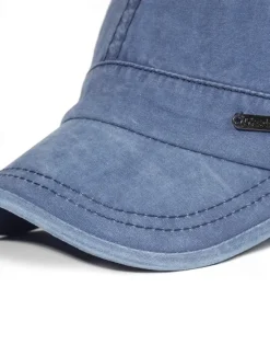 Outlet OUKU Men's Flat Cap Baseball Cap Sun Hat Trucker Hat Black Blue Cotton Fashion Casual Street Daily Letter Adjustable Sunscreen Breathable