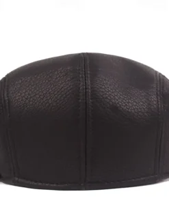 Hot OUKU Men's Flat Cap Black Brown PU Fashion Streetwear Stylish 1920s Fashion Outdoor Daily Going out Plain Warm
