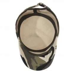 Outlet OUKU Men's Flat Cap Sun Hat Trucker Hat Black Green Polyester Fashion Casual Street Daily Camo / Camouflage Adjustable Sunscreen Breathable