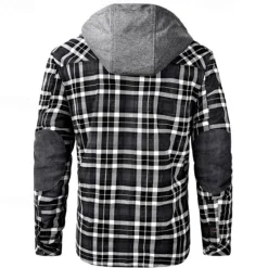 Outlet OUKU Men's Fleece Jacket Winter Autumn / Fall Outdoor Fleece Lining Windproof Hoodie Windbreaker Hunting Camping / Hiking / Caving Red Blue Brown