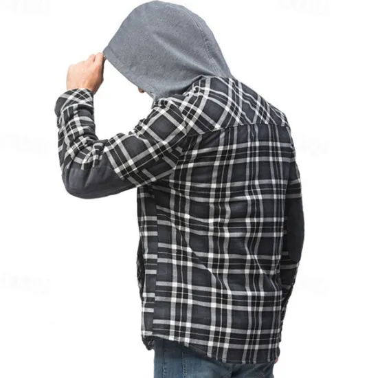 Outlet OUKU Men's Fleece Jacket Winter Autumn / Fall Outdoor Fleece Lining Windproof Hoodie Windbreaker Hunting Camping / Hiking / Caving Red Blue Brown