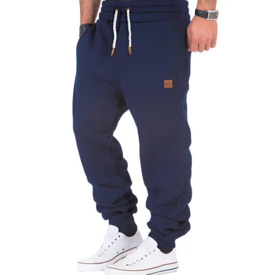 Online OUKU Men's Fleece Pants Sweatpants Joggers Trousers Pocket Plain Comfort Breathable Outdoor Daily Going out Fashion Casual Black Army Green