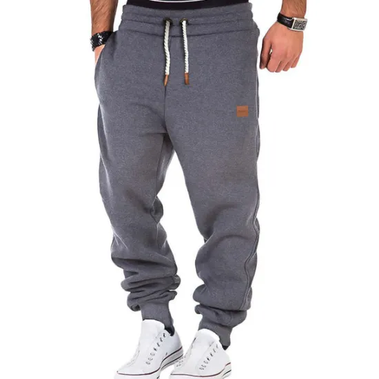 Online OUKU Men's Fleece Pants Sweatpants Joggers Trousers Pocket Plain Comfort Breathable Outdoor Daily Going out Fashion Casual Black Army Green