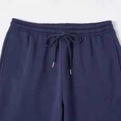 Outlet OUKU Men's Fleece Pants Sweatpants Trousers Straight Leg Sweatpants Drawstring Elastic Waist Baggy Plain Comfort Warm Full Length Outdoor Casual Daily Sports Fashion Black Navy Blue Micro-elastic