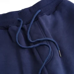 Online OUKU Men's Fleece Pants Sweatpants Joggers Workout Pants Track Pants Pocket Elastic Waist Solid Color Lightweight Full Length Casual Daily Trousers Athletic White Navy Blue Micro-elastic
