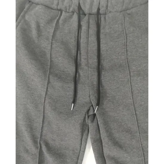 Hot OUKU Men's Fleece Pants Sweatpants Joggers Trousers Pleated Pants Drawstring Elastic Waist Plain Comfort Warm Full Length Outdoor Casual Daily Sports Fashion ArmyGreen Black