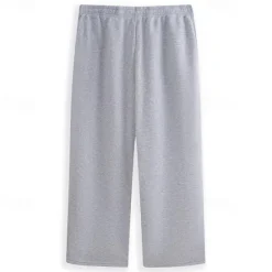 Hot OUKU Men's Fleece Pants Sweatpants Joggers Trousers Straight Leg Sweatpants Pocket Plain Comfort Breathable Outdoor Daily Going out Fashion Streetwear Black Wine