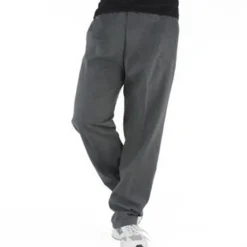 Hot OUKU Men's Fleece Pants Sweatpants Joggers Trousers Straight Leg Sweatpants Pocket Plain Comfort Breathable Outdoor Daily Going out Fashion Streetwear Black Wine