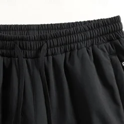 OUKU Men's Fleece Pants Winter Pants Trousers Casual Pants Pocket Drawstring Elastic Waist Plain Comfort Warm Sports Outdoor Daily Fashion Casual Black Dark Blue Micro-elastic