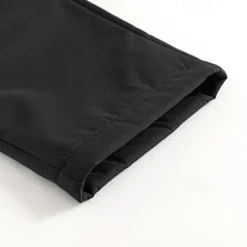 OUKU Men's Fleece Pants Winter Pants Trousers Casual Pants Pocket Drawstring Elastic Waist Plain Comfort Warm Sports Outdoor Daily Fashion Casual Black Dark Blue Micro-elastic
