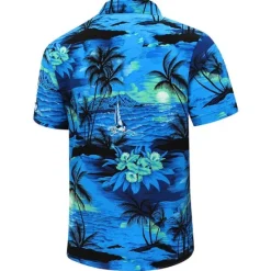 Outlet OUKU Men's Floral Coconut Tree Bus Shirt Summer Hawaiian Shirt Aloha Shirt Short Sleeves Shirt Turndown Fashion Streetwear Designer Outdoor Street Casual Black Yellow Navy Blue S M L