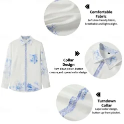 Outlet OUKU Men's Floral Graphic Prints Shirt Short Sleeve Sports Fashion Streetwear Outdoor Daily Weekend Summer Spring Turndown Print Yellow Red Blue Green Light Blue