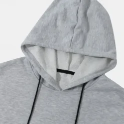 Sale OUKU Men's Floral Graphic Prints Hoodie Hoodies Sweatshirt Streetwear Basic Long Sleeve Hooded Sports & Outdoor Daily Sports White Gray Spring & Fall Designer