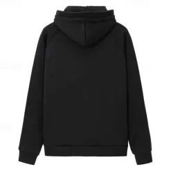 Sale OUKU Men's Full Zip Hoodie Zip Up Hoodie Tactical Hoodie Black Wine Army Green Khaki Dark Gray Hooded Plain Zip Up Pocket Sports & Outdoor Daily Holiday Polyester Streetwear Basic Casual Spring & Fall
