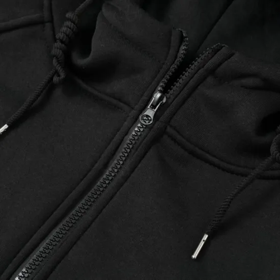Sale OUKU Men's Full Zip Hoodie Zip Up Hoodie Tactical Hoodie Black Wine Army Green Khaki Dark Gray Hooded Plain Zip Up Pocket Sports & Outdoor Daily Holiday Polyester Streetwear Basic Casual Spring & Fall
