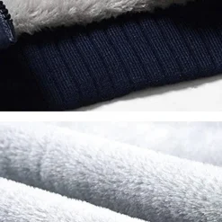 Sale OUKU Men's Full Zip Hoodie Zip Up Hoodie Fleece Jacket Black Blue Light Grey Dark Gray Hooded Color Block Zip Up Patchwork Pocket Sports & Outdoor Daily Holiday Polyester Streetwear Basic Casual Fall