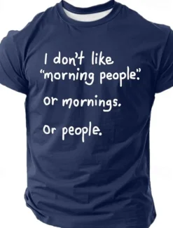 Best OUKU Men's Funny Slang T Shirt Short Sleeve T shirt 3D Print Crew Neck Shirt Fashion Athleisure Street Sports Outdoor Daily Black Blue Green Summer Spring Clothing Apparel S M L XL XXL XXXL