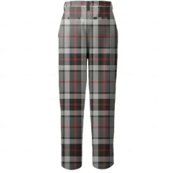 Clearance OUKU Men's Geometric Color Block Plaid / Check Dress Pants Mid Waist Business Casual Formal Home Dailywear Zipper Pocket Summer Spring Fall 3D Print Red Yellow Blue