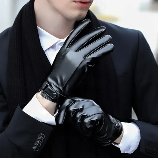 OUKU Men's Gift Daily Scarf Solid / Plain Color Black