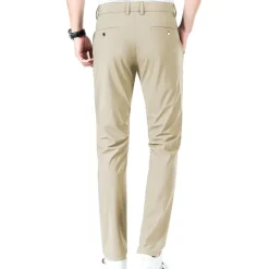 Hot OUKU Men's Golf Pants Trousers Casual Pants Stretch Pants Pocket Plain Comfort Breathable Outdoor Daily Going out Fashion Casual Black Blue