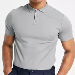 Sale OUKU Men's Golf Polo Outdoor Sports Classic Short Sleeve Sports Solid Colored Button Front Summer Spring Regular Fit Black White Yellow Light Green Pink Red Golf Polo