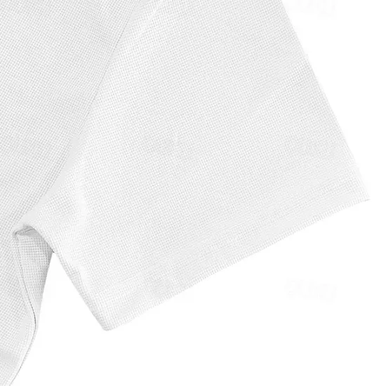 Hot OUKU Men's Golf Shirt Golf Polos Shirts Work Casual V Neck Short Sleeve Basic Modern Plain Jacquard Summer Spring Regular Fit Apricot White Brown Light Grey Army Green Light Blue Golf Shirt