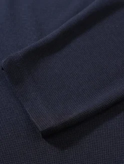 OUKU Men's Golf Shirt Golf Polos Shirts Work Casual Lapel Long Sleeve Basic Modern Color Block Patchwork Quarter Zip Spring & Fall Regular Fit Black White Dark Navy Blue Gray Golf Shirt