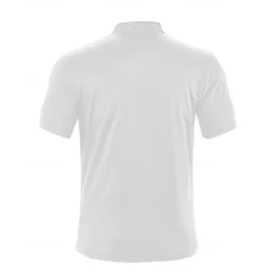 New OUKU Men's Golf Shirt Golf Polos Shirts Work Casual Stand Collar Short Sleeve Basic Modern Color Block Plain Buttons Summer Regular Fit Black White Wine Navy Blue Sky Blue Khaki Golf Shirt