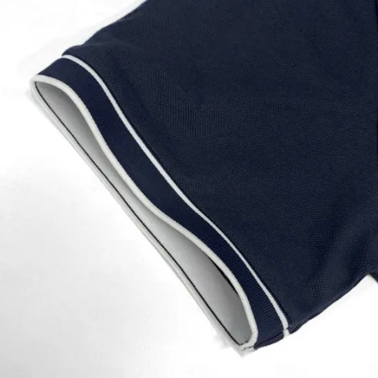 New OUKU Men's Golf Shirt Pique Polo Shirt Work Business Ribbed Polo Collar Classic Short Sleeve Basic Modern Solid Color Buttons Ribbed Spring & Summer Regular Fit Black Wine Navy Blue Royal Blue Golf Shirt